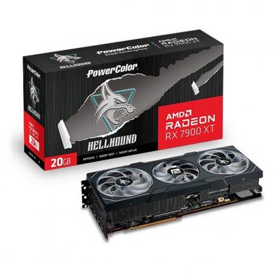 Tarjeta grafica powercolor radeon rx 7900xt hellhound 20gb gddr6