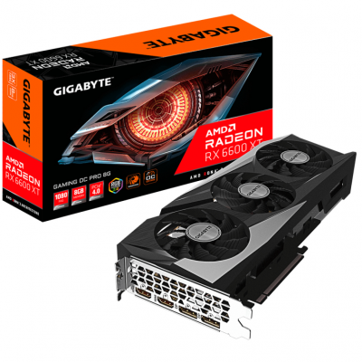 Tarjeta grafica gigabyte radeon rx 6600 xt gaming oc pro 8gb