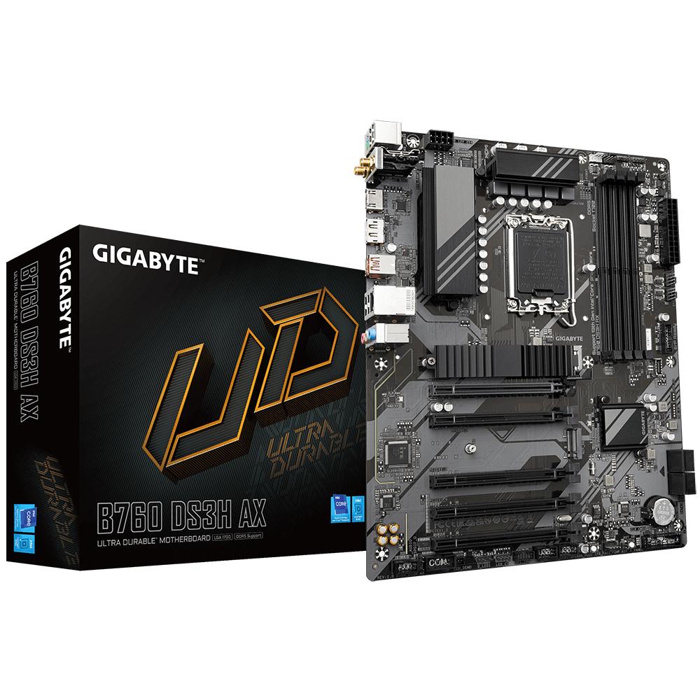 Placa base gigabyte b760 ds3h 1700 ax atx 4xddr5