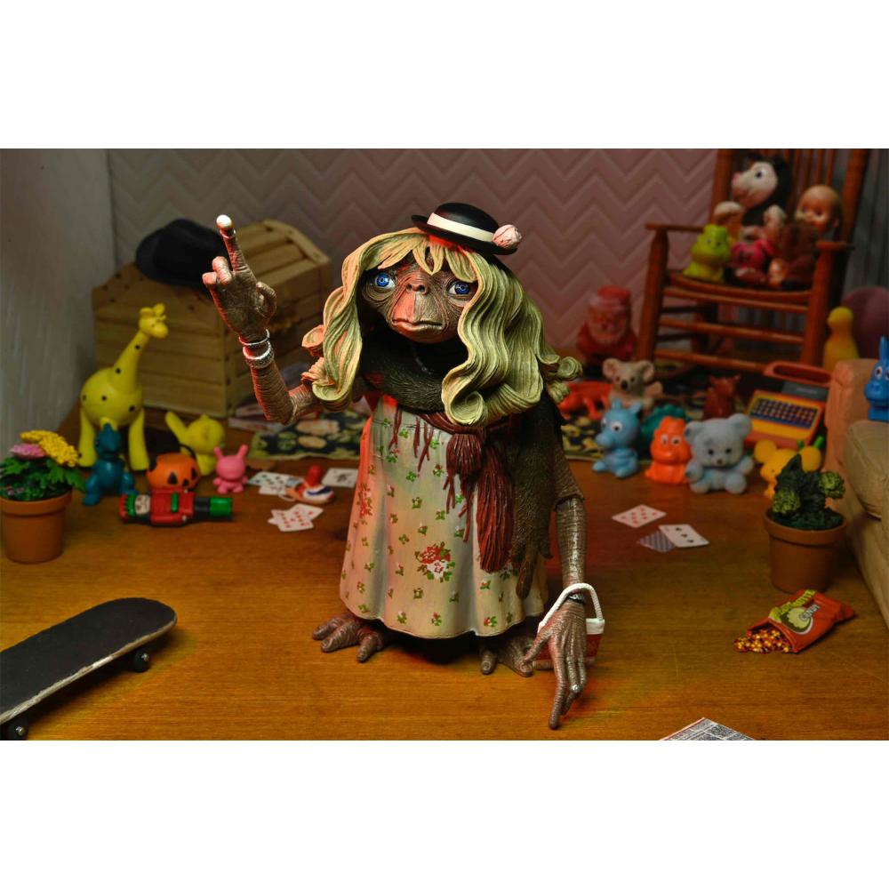 Figura neca e.t. el extraterrestre ultimate dress - up e.t. 40 aniversario 12 cm
