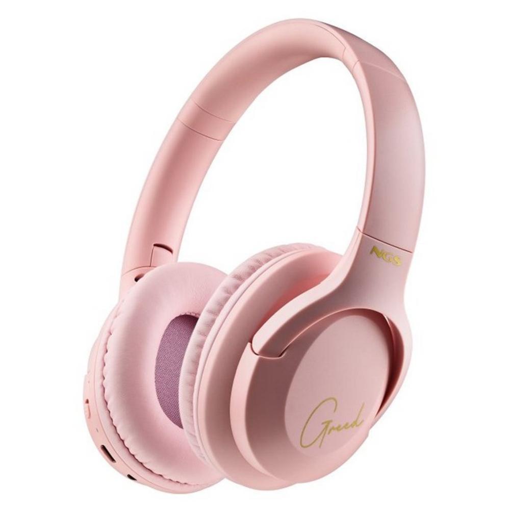 Auriculares inalambricos ngs artica greed rosa