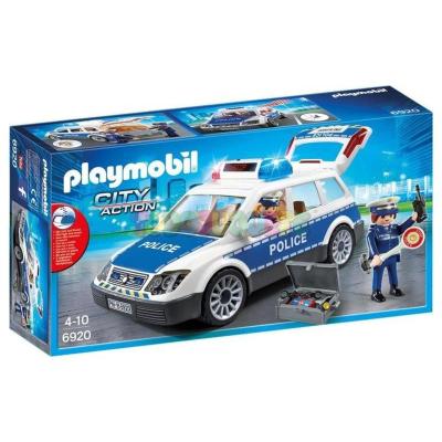 Playmobil policia coche de policia con luces y sonido