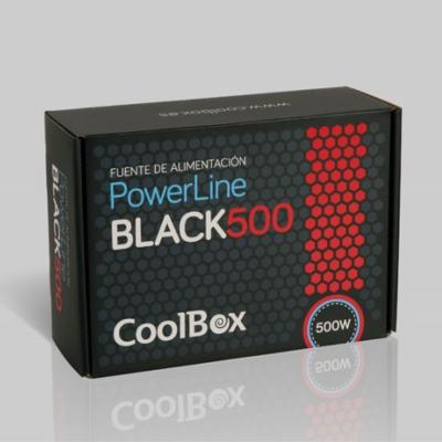 Fuente de alimentacion coolbox powerline black - 500 - 500w