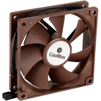 Ventilador auxiliar coolbox 9cm - 1600rpm - color negro