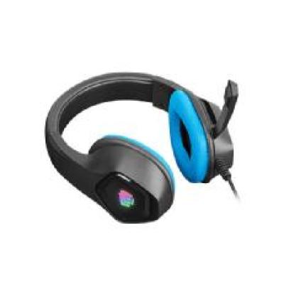 Auriculares gaming fury phantom negro - azul