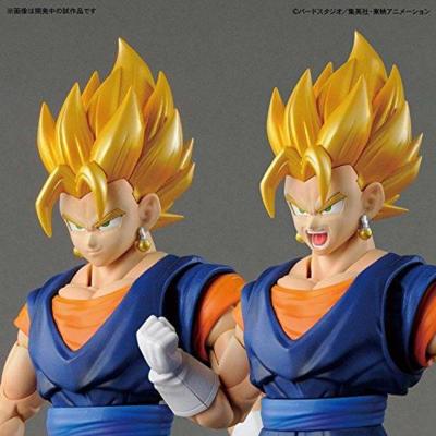 Super saiyan vegetto model kit figura 15 cm dragon ball z figure - rise standard 82332p