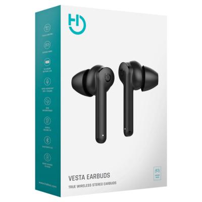 Auricular hiditec bluetooth vesta black tws gaming mode