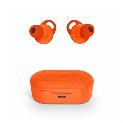 Auriculares micro energy sistem sport 2 true naranja true wireless estereo -  bluetooth 5 -  estuche de carga