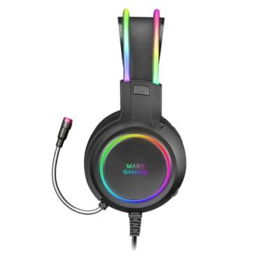 Auriculares mars gaming mhrgb jack 3.5mm + usb con microfono compatible con windows -  ps4 -  ps5 -  xbox one -  xbox series x -