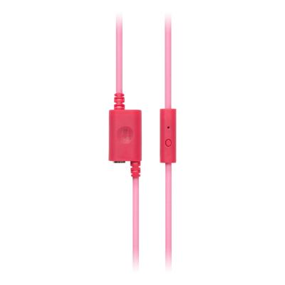 Auriculares motorola moto jr200 jack 3.5mm microfono rosa