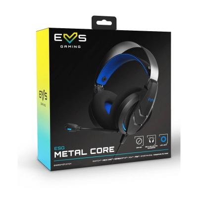 Auriculares energy sistem gaming headset esg metal core negro y azul