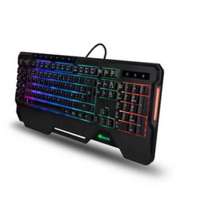 Teclado gaming ngs gkx - 450 rgb negro usb - retroiluminado  - teclas antighosting - 1.8m