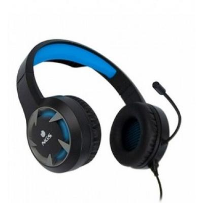 Auriculares micro gaming ngs ghx - 510 negro - azuljack 3.5mm - cable 2.2m - usb - adapt.  jack doble jack