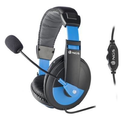 Auriculares micro ngs msx9pro negro y azul
