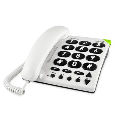 Telefono fijo doro phone easy 311c white - blanco