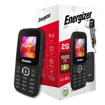 Telefono movil energizer e13 - 2g - 1.77pulgadas - black eu - negro