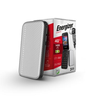 Telefono movil energizer e282scd - 4g - 2.8pulgadas - diamond silver eu - plateado