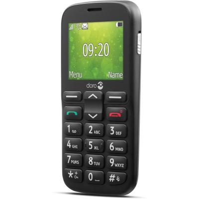 Telefono movil doro 1380 black - 0.3mpx - 2g - negro