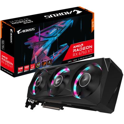Tarjeta grafica gigabyte radeon rx 6750 xt elite 12gb