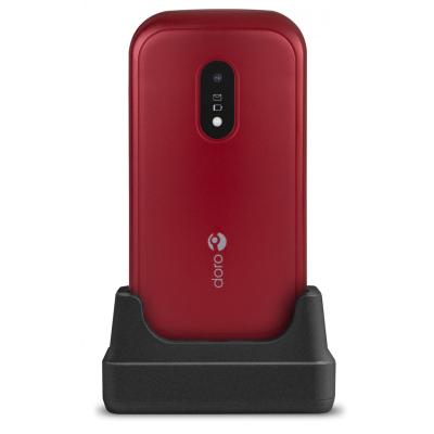 Telefono movil doro 6040 red - white - 2.8pulgadas -  3mpx - rojo y blanco