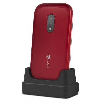 Telefono movil doro 6040 red - white - 2.8pulgadas -  3mpx - rojo y blanco