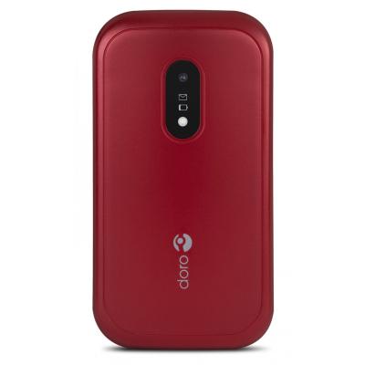 Telefono movil doro 6040 red - white - 2.8pulgadas -  3mpx - rojo y blanco