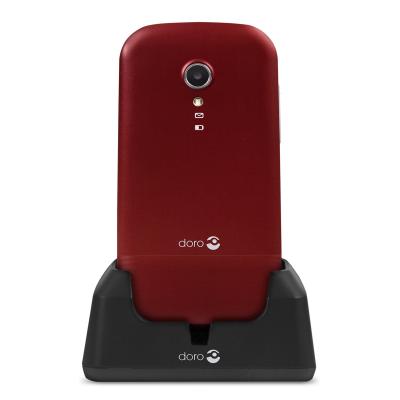 Telefono movil doro 2404 red white - 2.4pulgadas -  0.3 mpx - rojo y blanco
