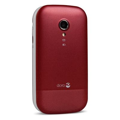Telefono movil doro 2404 red white - 2.4pulgadas -  0.3 mpx - rojo y blanco