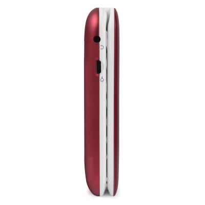 Telefono movil doro 2404 red white - 2.4pulgadas -  0.3 mpx - rojo y blanco