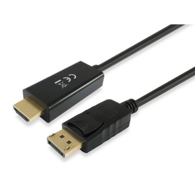 Equip 119392 adaptador de cable de vídeo 5 m DisplayPort HDMI Negro - Imagen 1