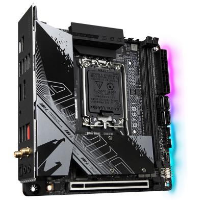Placa base gigabyte b760i aorus pro 1700 mitx -  2 x ddr4 -  4 x sata -  5 x usb 3.2 -  2 x usb 2.0 -  1 x usb tipo c