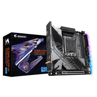 Placa base gigabyte b760i aorus pro 1700 mitx -  2 x ddr4 -  4 x sata -  5 x usb 3.2 -  2 x usb 2.0 -  1 x usb tipo c