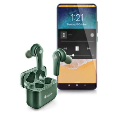 Auriculares inalambricos ngs artica bloom green bluetooth 5.1 + estuche de carga - verde