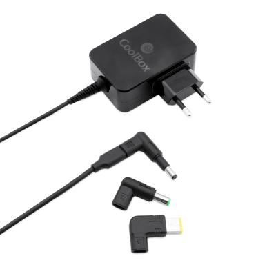 Cargador de corriente universal para portatiles coolbox 65w usb tipo c