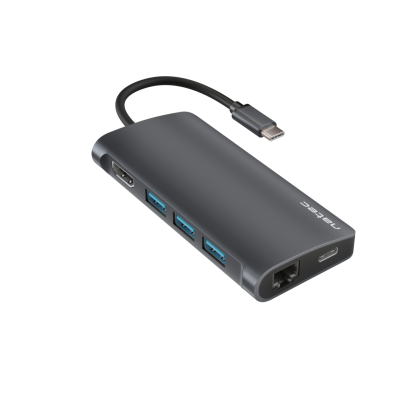 Docking station natec fowler 2 usb - c - a usb 3.0 - hdmi 4k - rj45